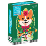 Mudpuppy Scratch & Sniff: Christmas Corgi 48pc