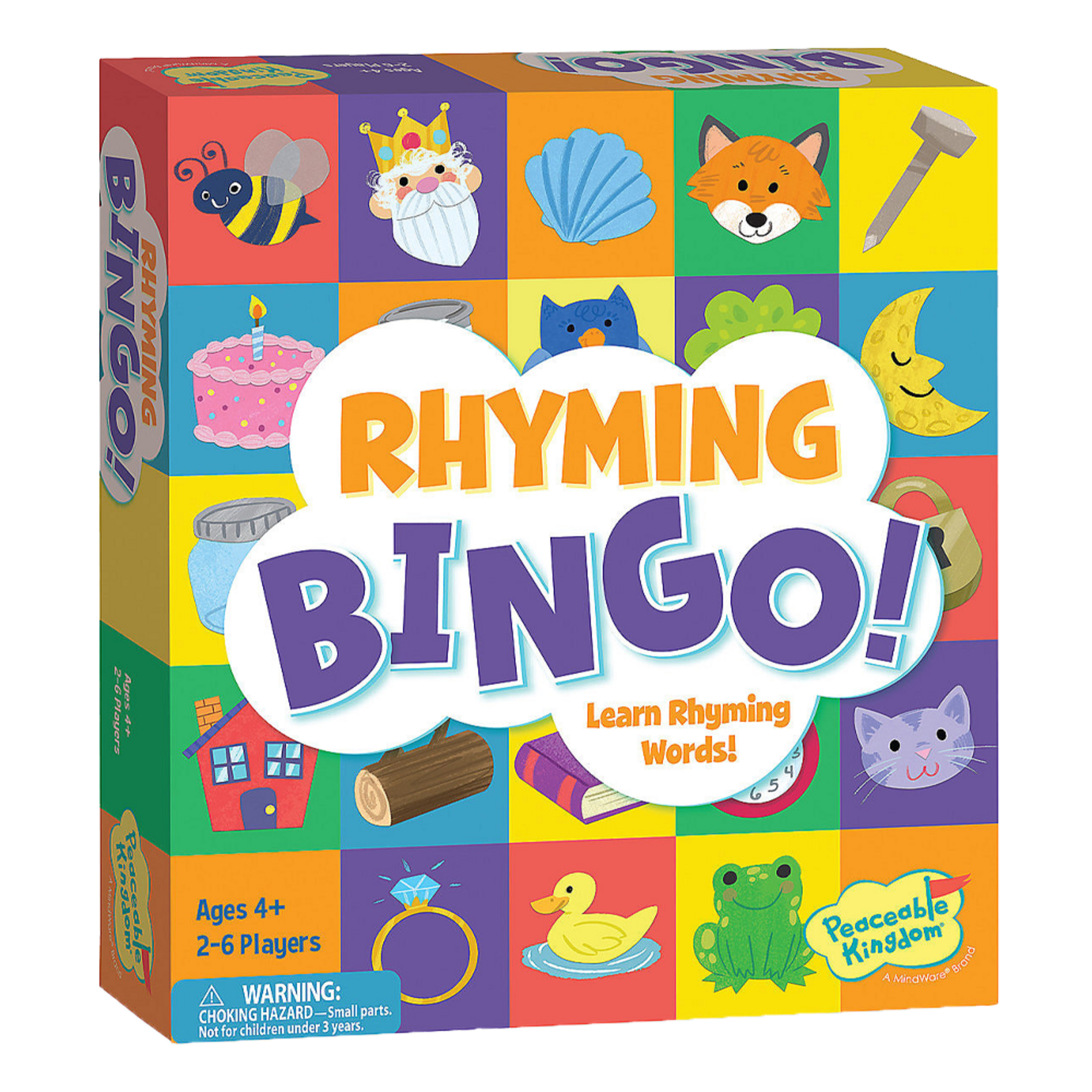 Peaceable Kingdom Bingo: Rhyming