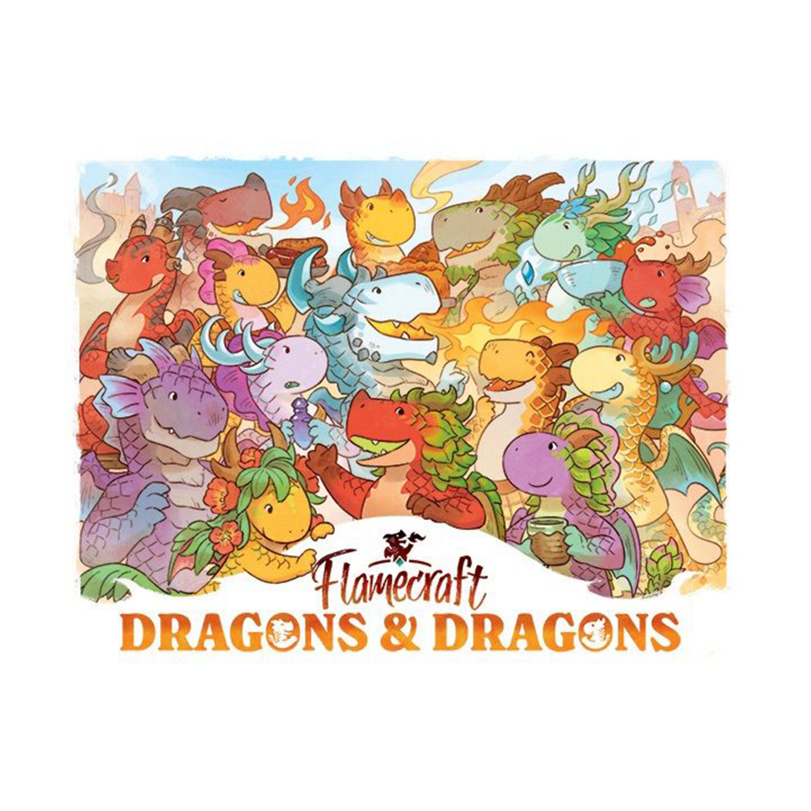 Cardboard Alchemy Flamecraft: Dragons & Dragons Exp