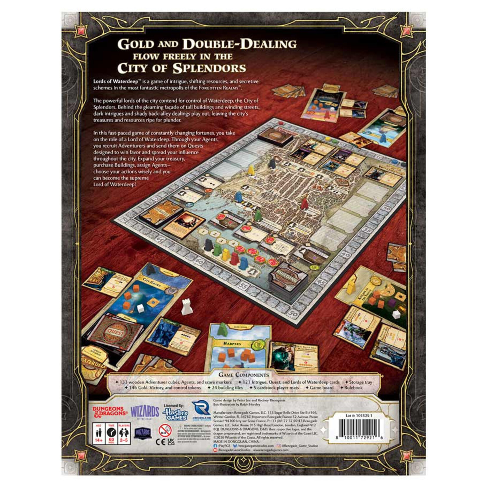 Renegade Game Studios Lords of Waterdeep *PREORDER*