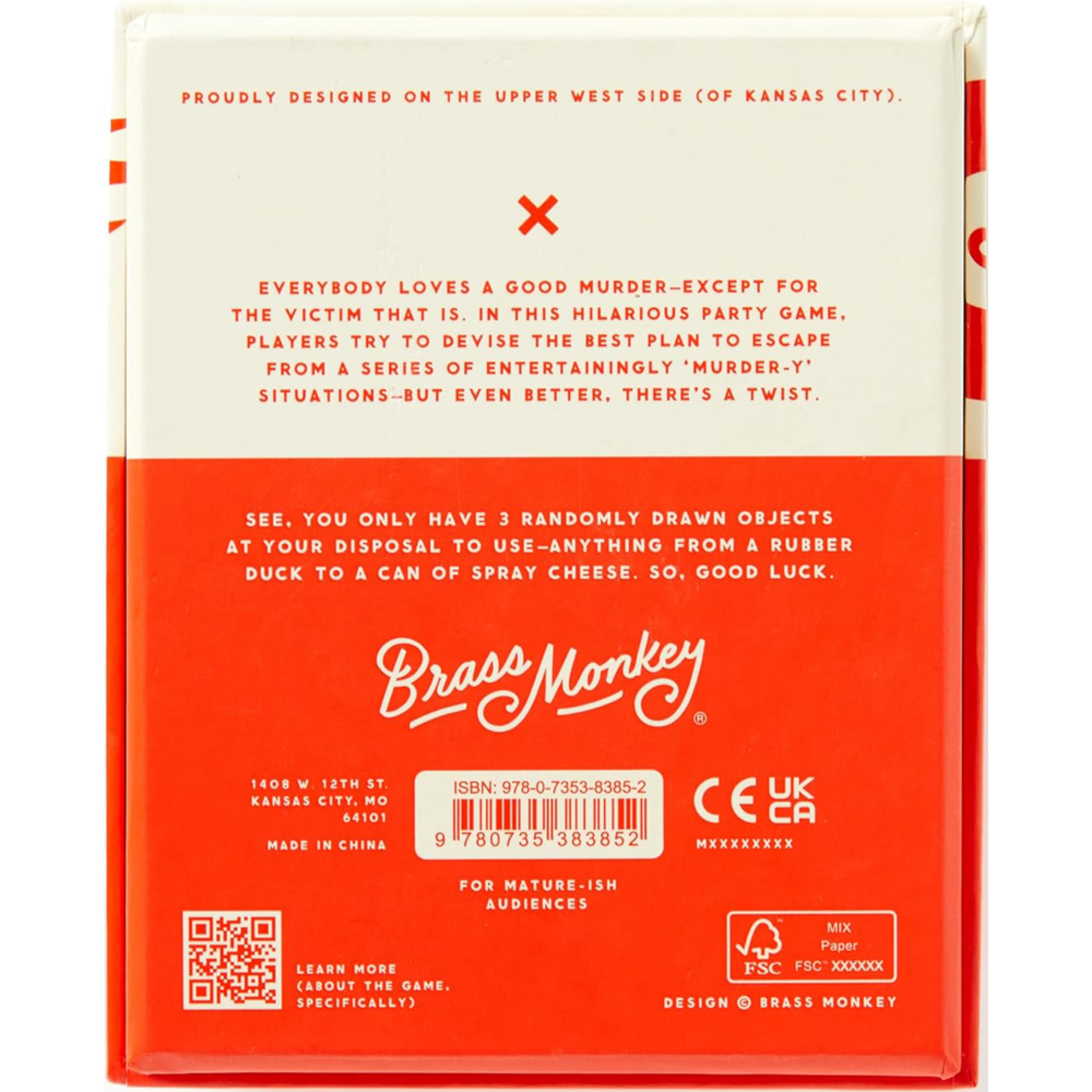 Brass Monkey Not Today, Murder