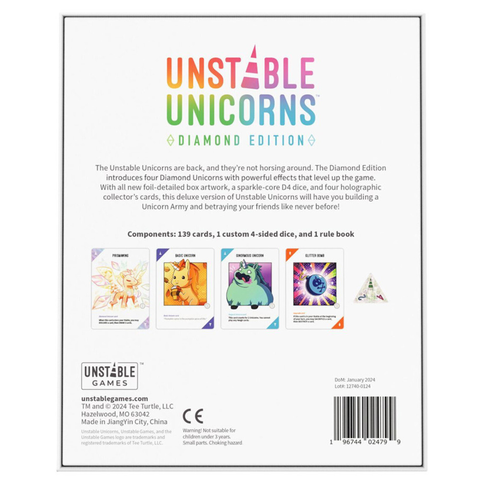 TeeTurtle Unstable Unicorns: Diamond Edition