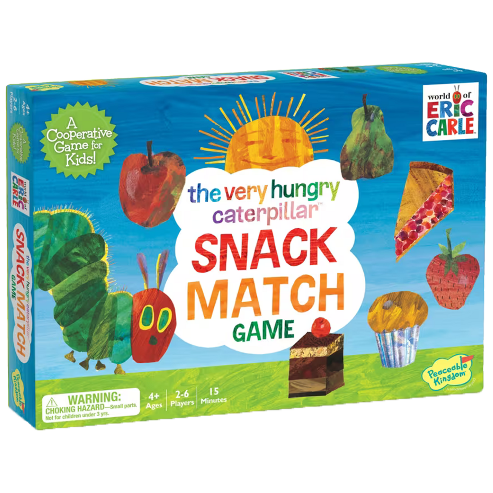 Peaceable Kingdom Eric Carle: Caterpillar Snack Match Game