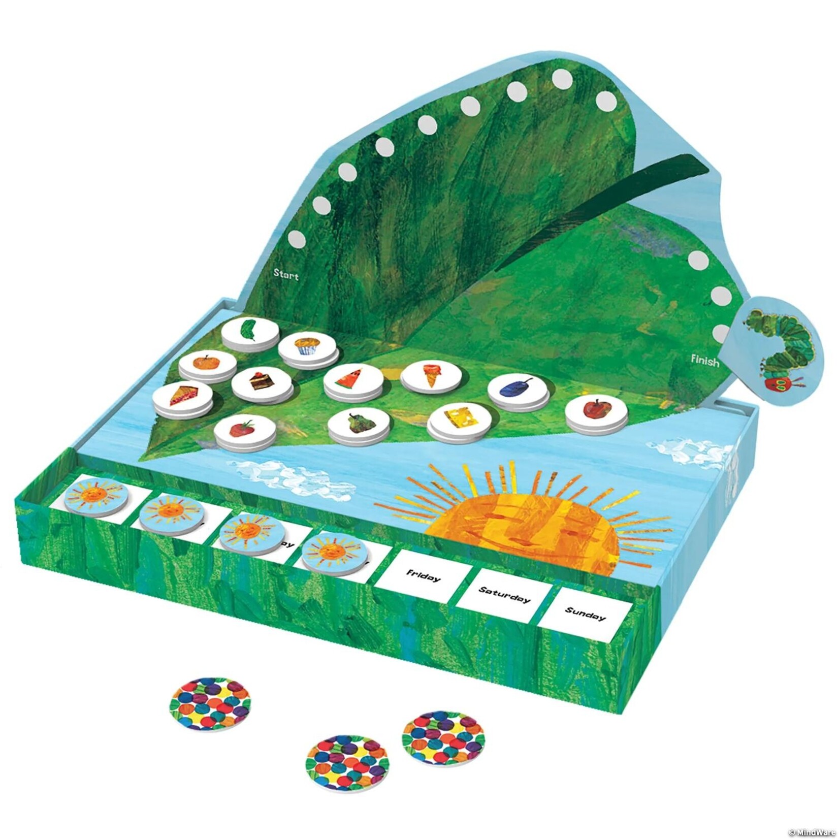 Peaceable Kingdom Eric Carle: Caterpillar Snack Match Game