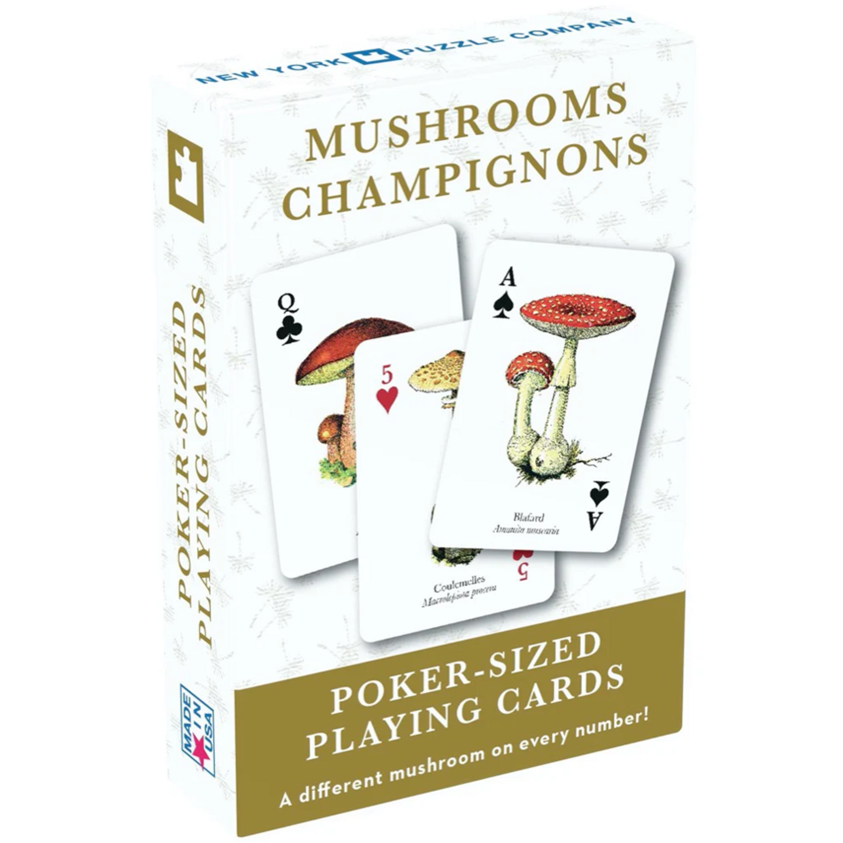 New York Puzzle Co Cards: Mushrooms