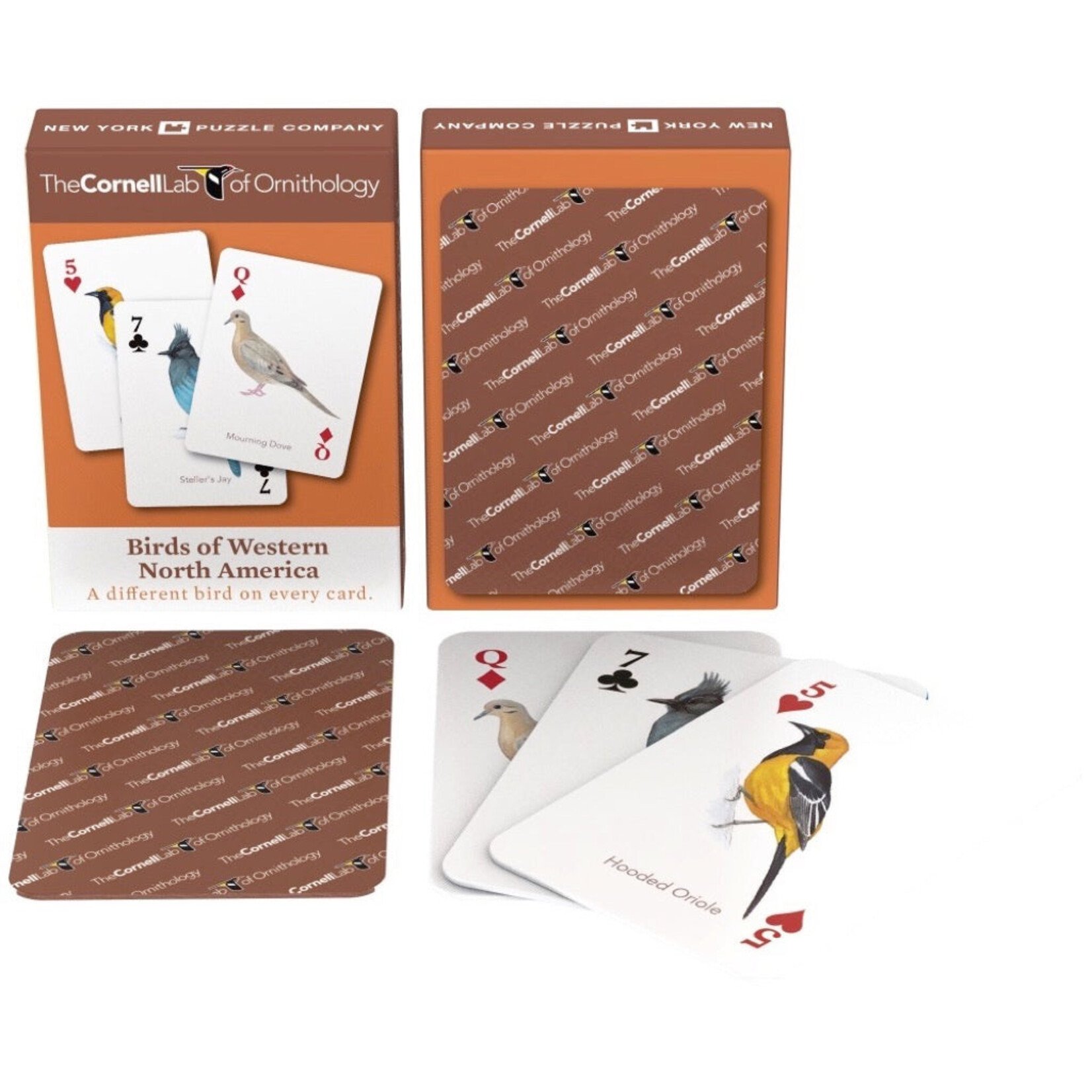 New York Puzzle Co Cards: Birds of Western North America