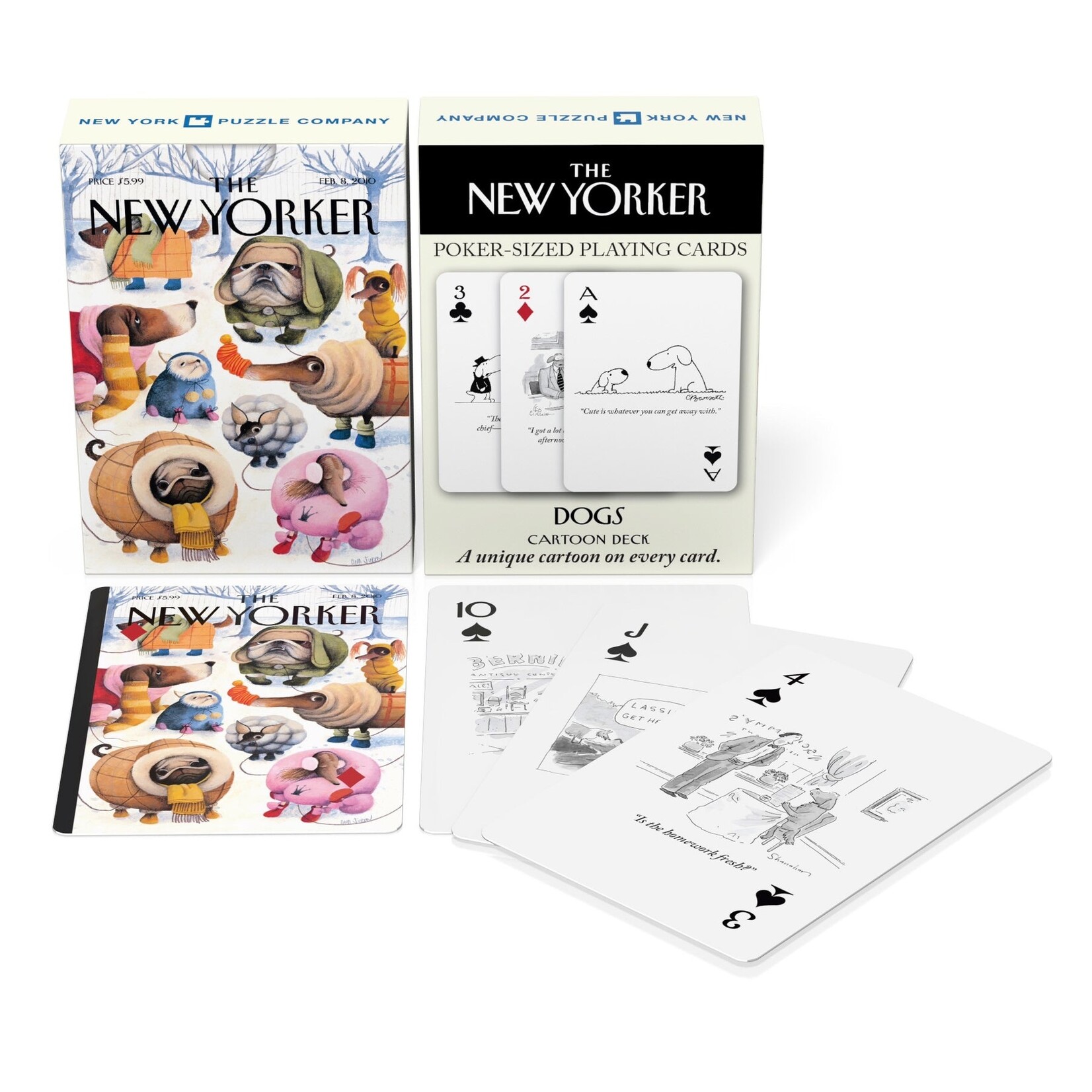 New York Puzzle Co Cards: Dog Cartoons