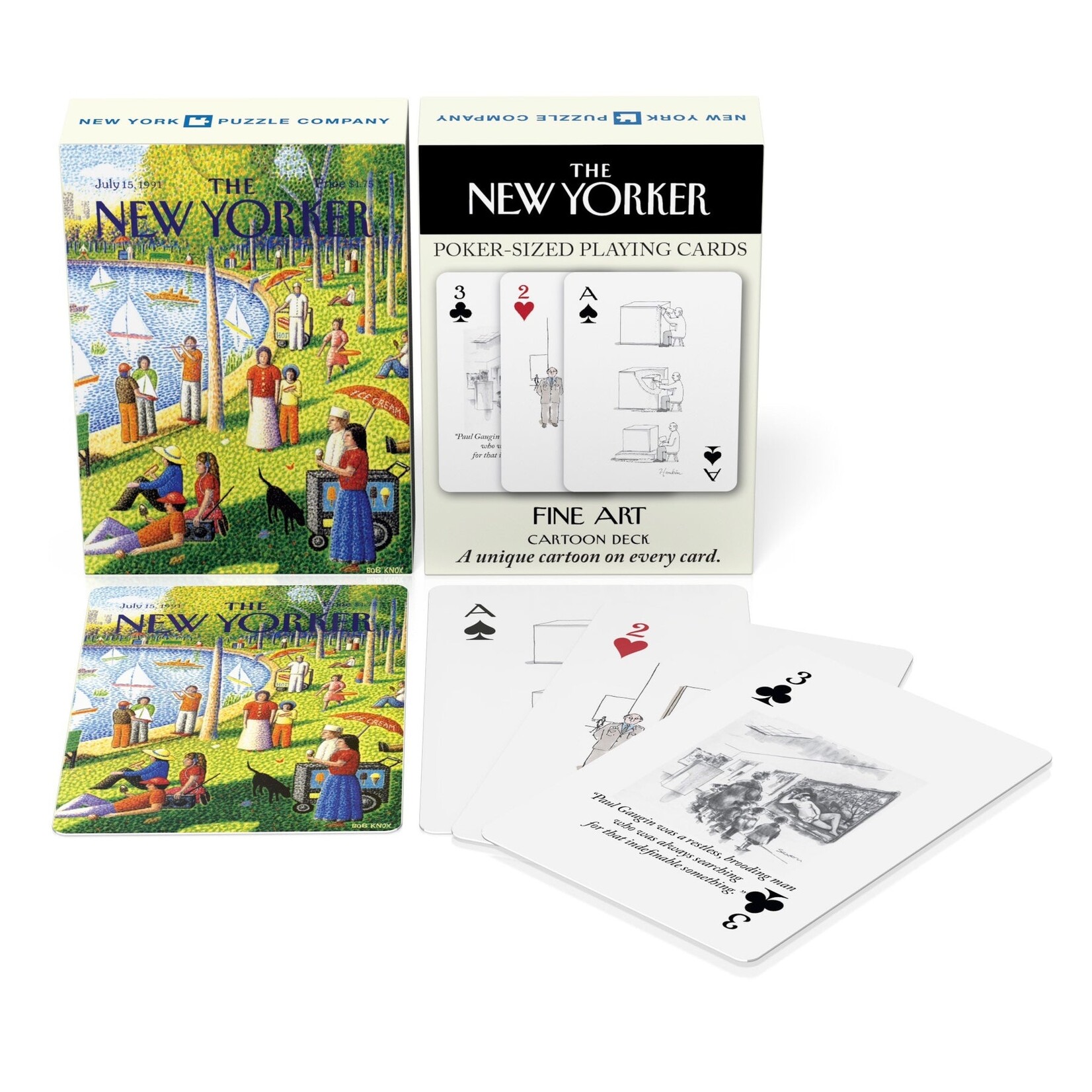 New York Puzzle Co Cards: Fine Arts Cartoons