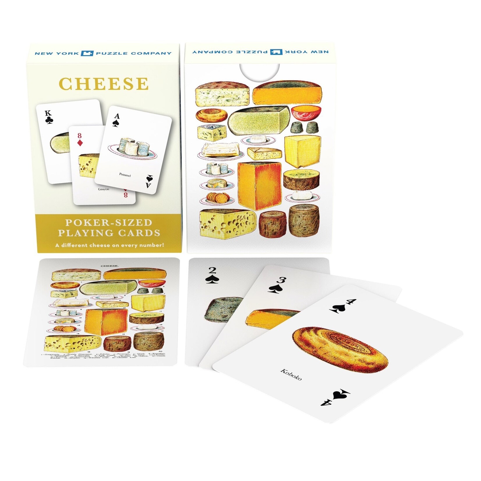 New York Puzzle Co Cards: Cheese