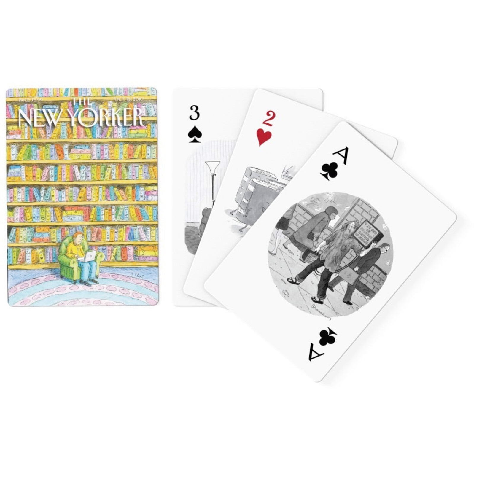 New York Puzzle Co Cards: Book Lover Cartoons