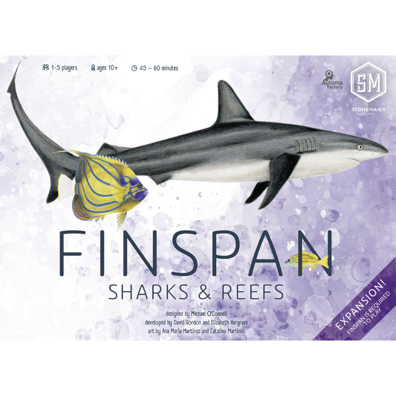 Stonemaier Games Finspan: Sharks and Reefs Exp