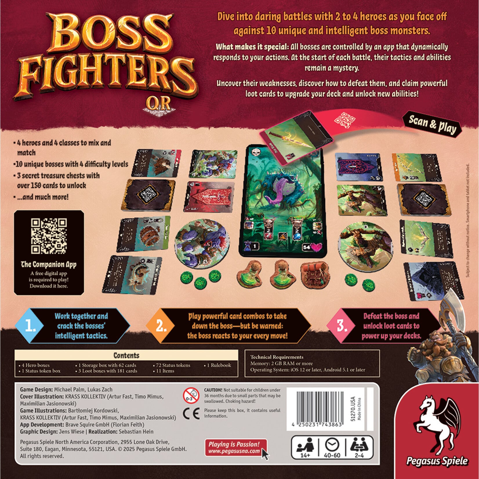 Pegasus Games Boss Fighters QR
