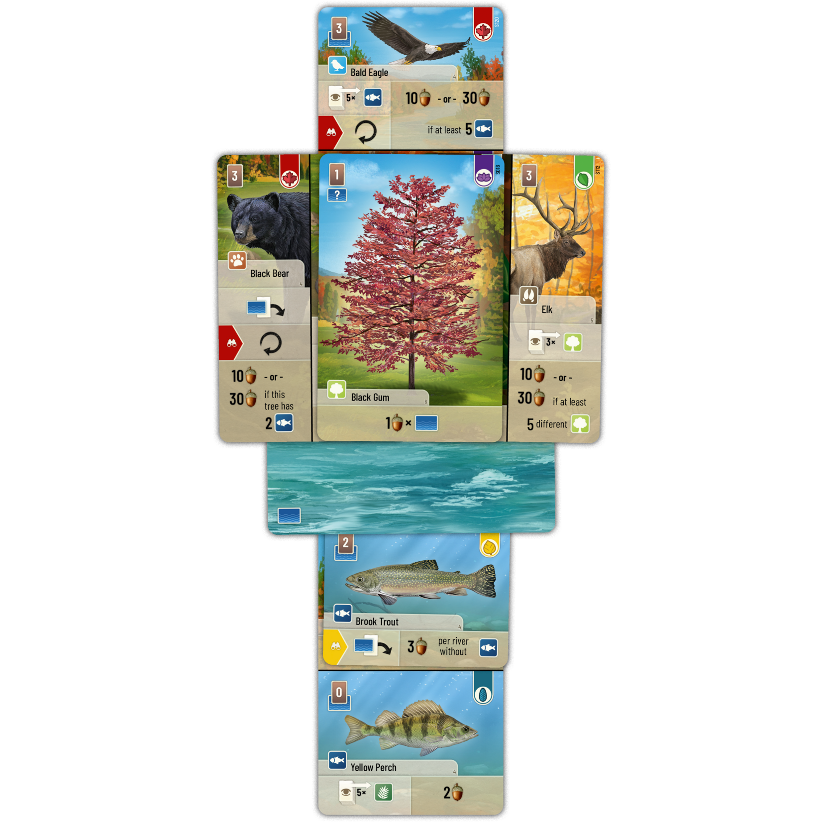 Lookout Games Forest Shuffle: Smoky Mountains *PREORDER*