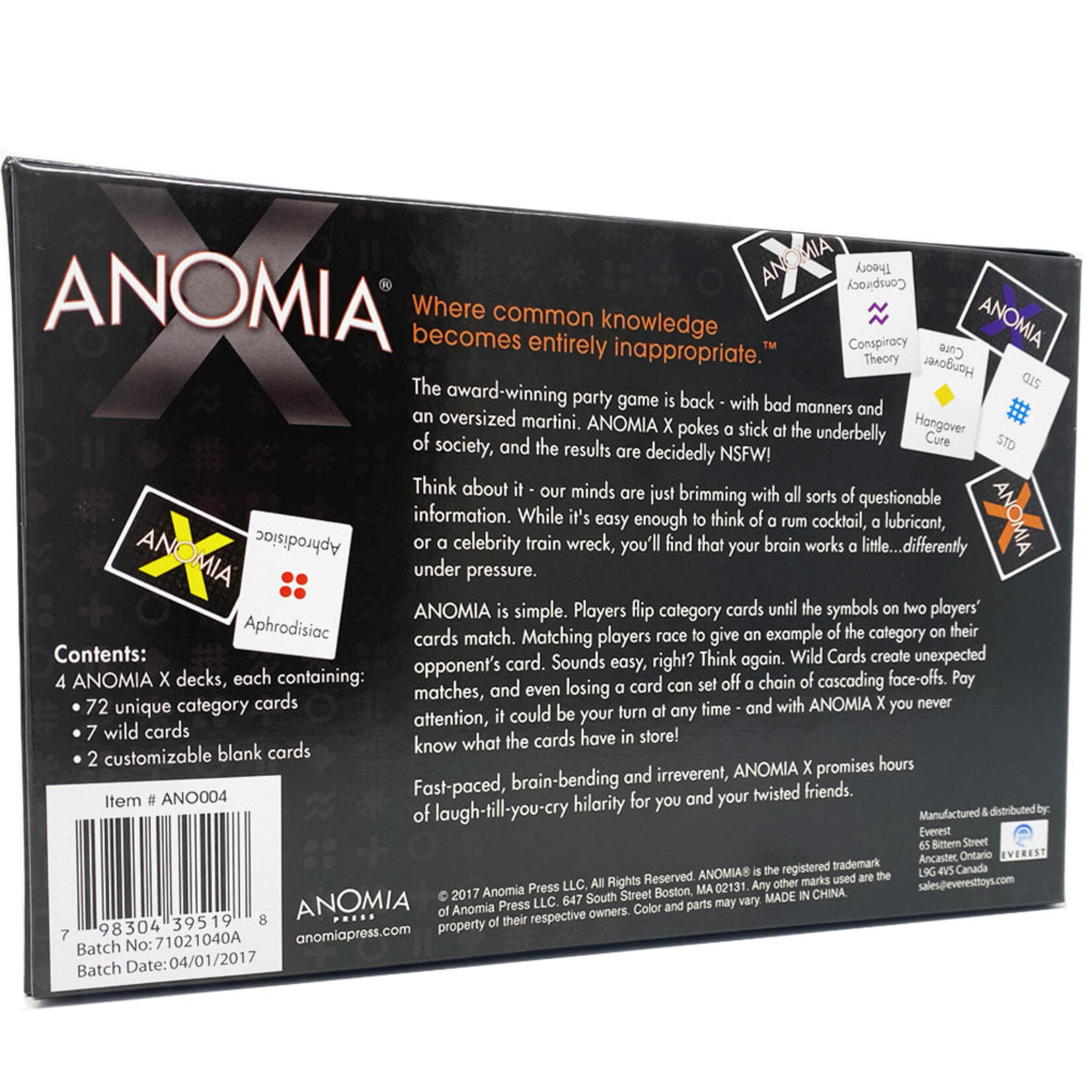 The Op Anomia X