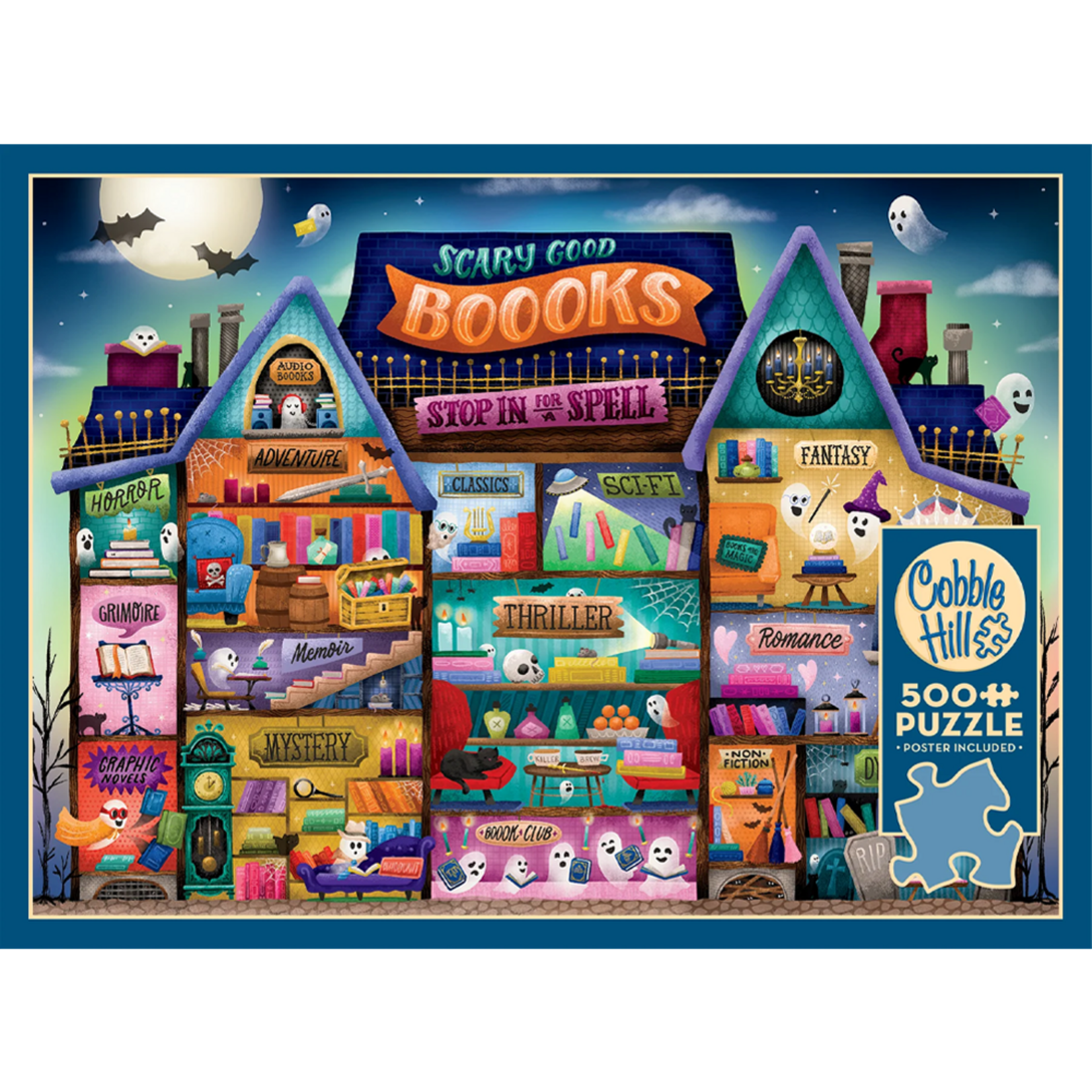 Cobble Hill Puzzles Scary Good Book 500pc