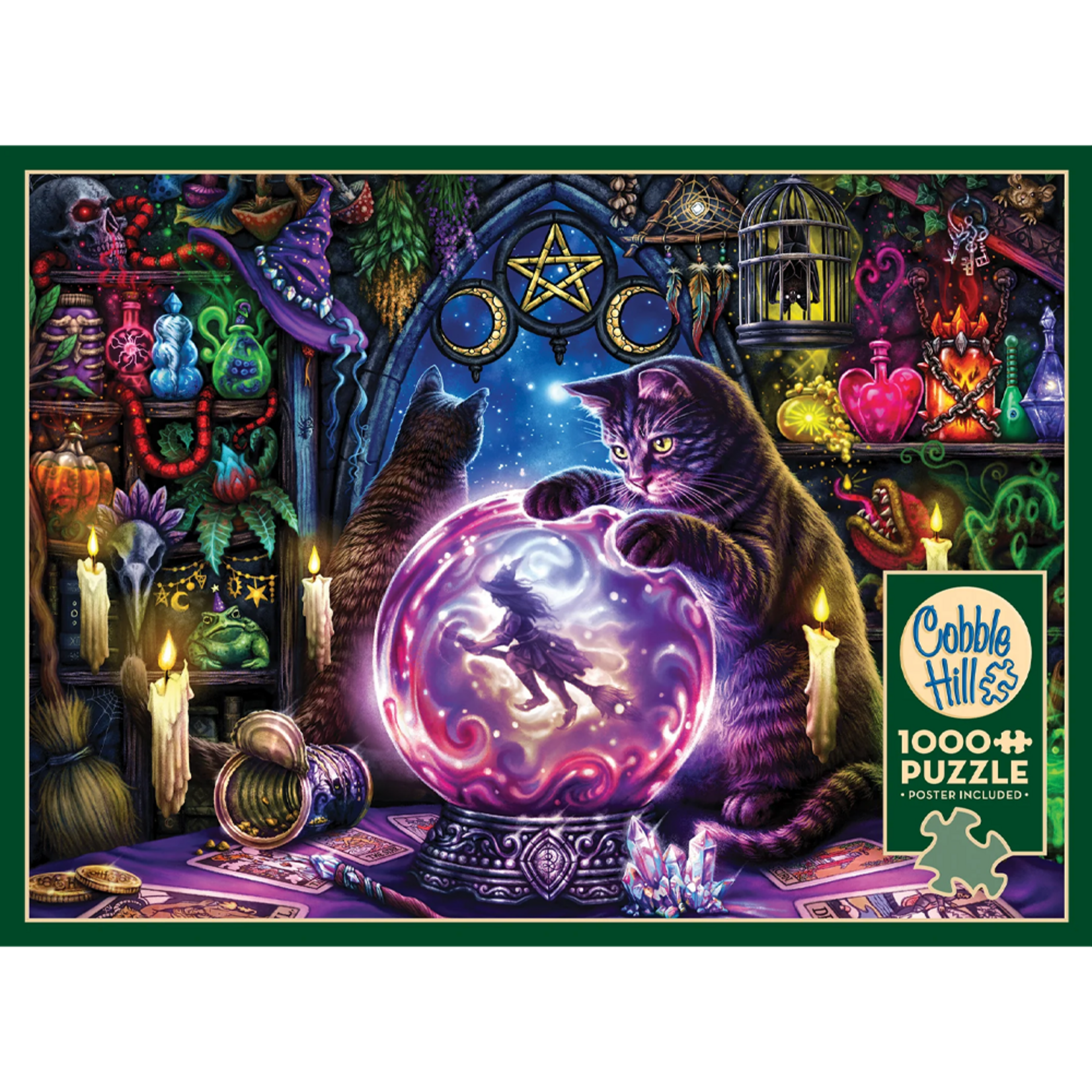 Cobble Hill Puzzles Time to Feed the Cats 1000pc