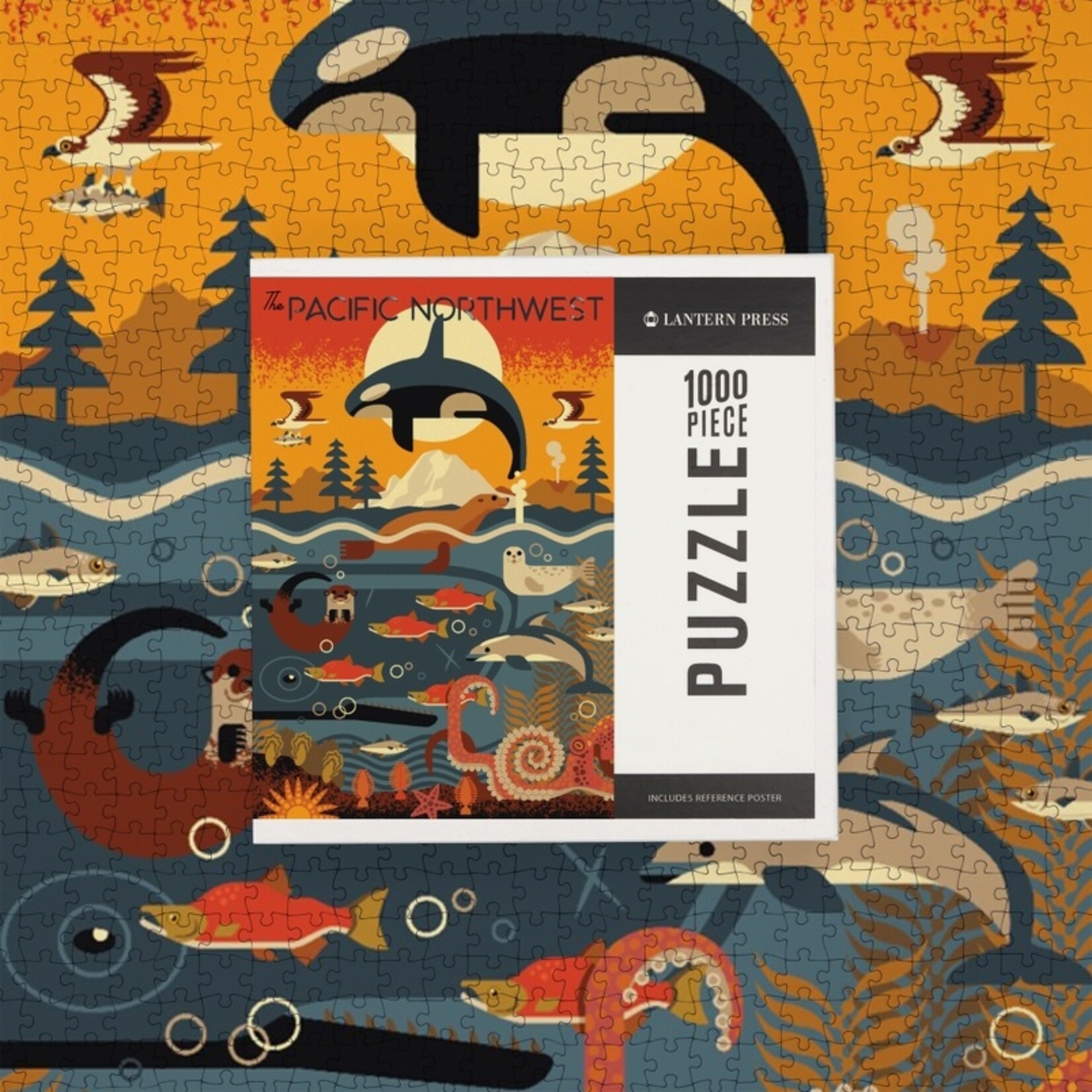 Lantern Press Pacific Northwest: Marine Animals 1000pc