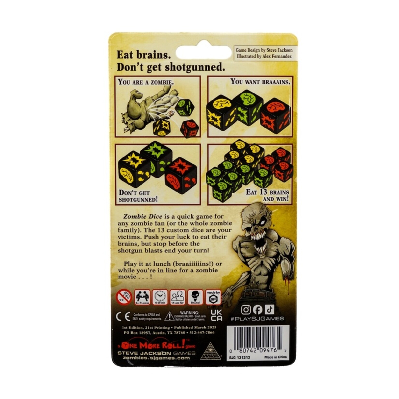 Steve Jackson Games Zombie Dice