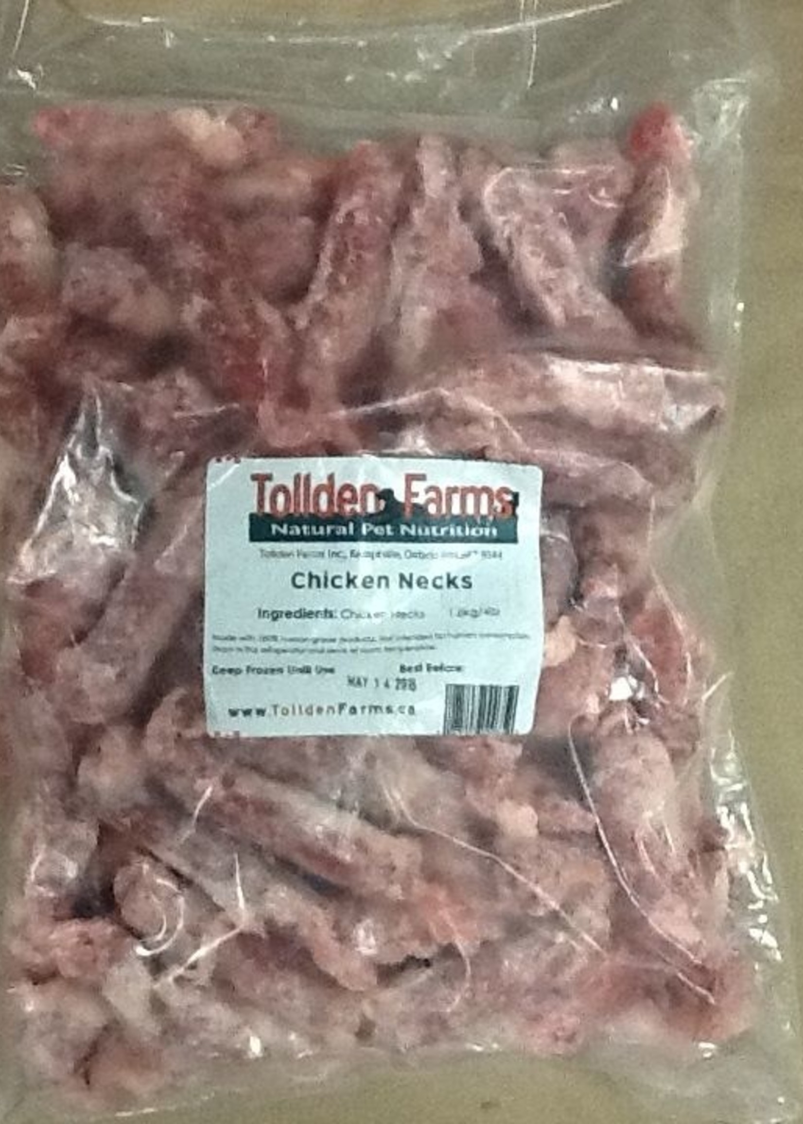 Tollden Farms TF BONES Chicken Necks 4lbs