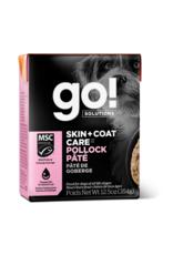 Go! GO! TetraPak Dog Skin + Coat Pollock Pate 12.5oz
