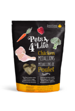 Pets4Life Pets4Life DOG 3lb Pouch - 1oz Medallions - Chicken