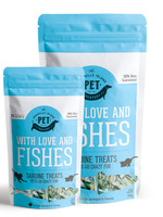 GIPT GIPT for DOGS&CATS With Love and Fishes Dried Sardine Treats 210g *big bag