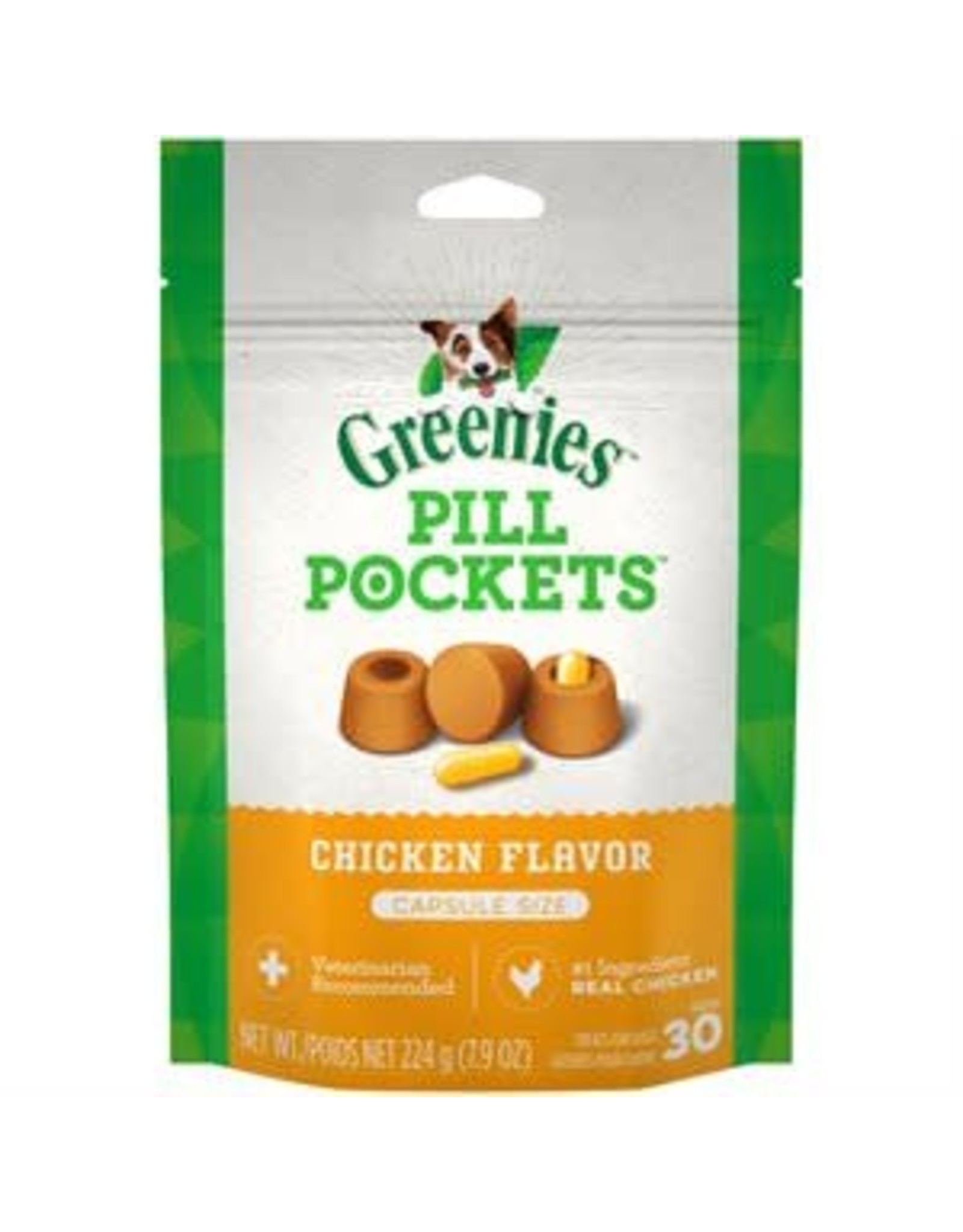Greenies Greenies Pill Pockets for Dogs 7.9oz - Capsule - Chicken