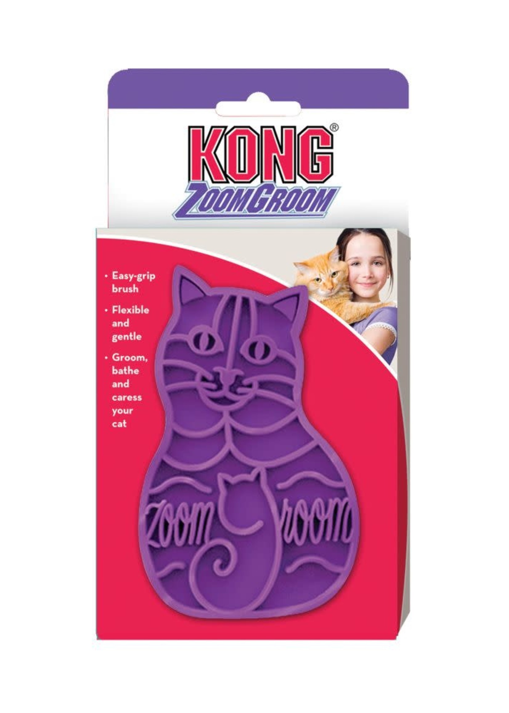 KONG KONG Zoom Groom Cat Brush