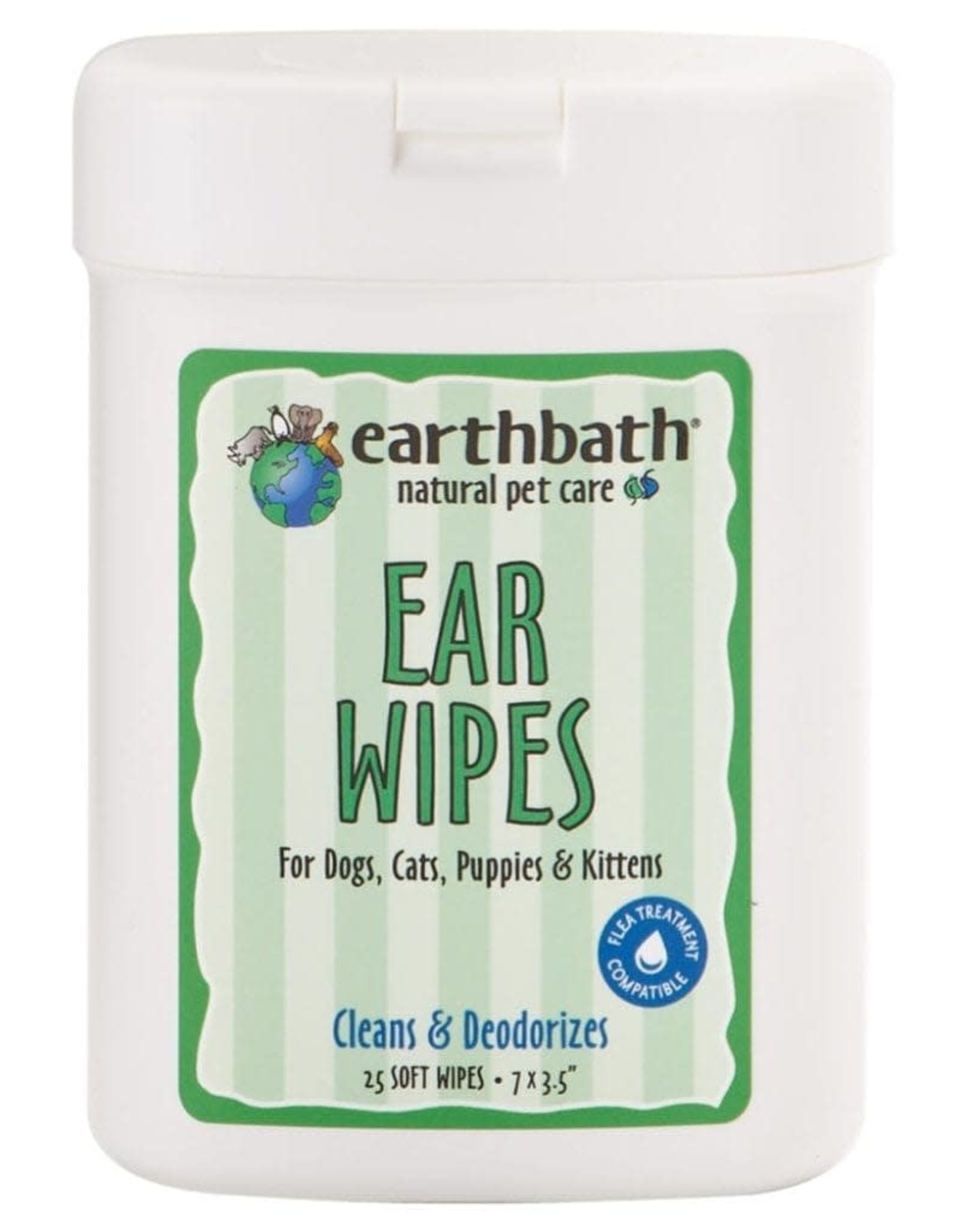 Earthbath EARTHBATH Ear Wipes 25ct.