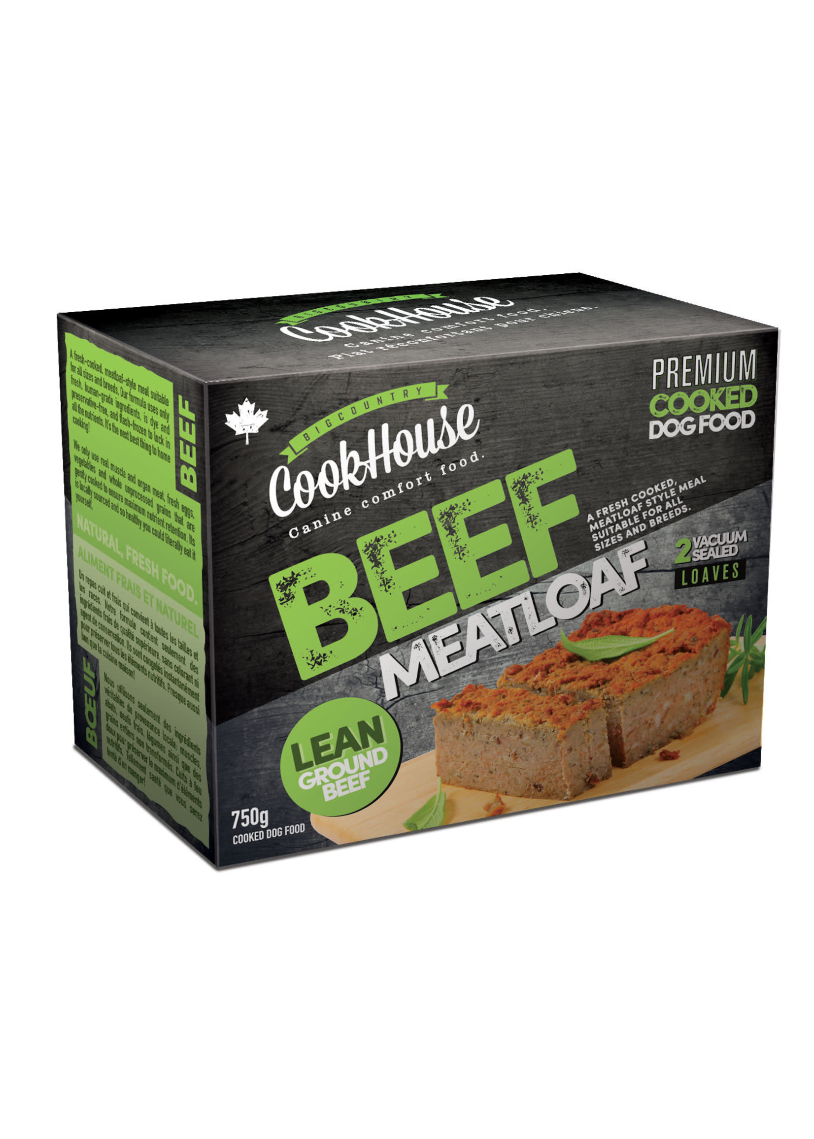 Big Country Raw BCR Cookhouse Beef Meatloaf