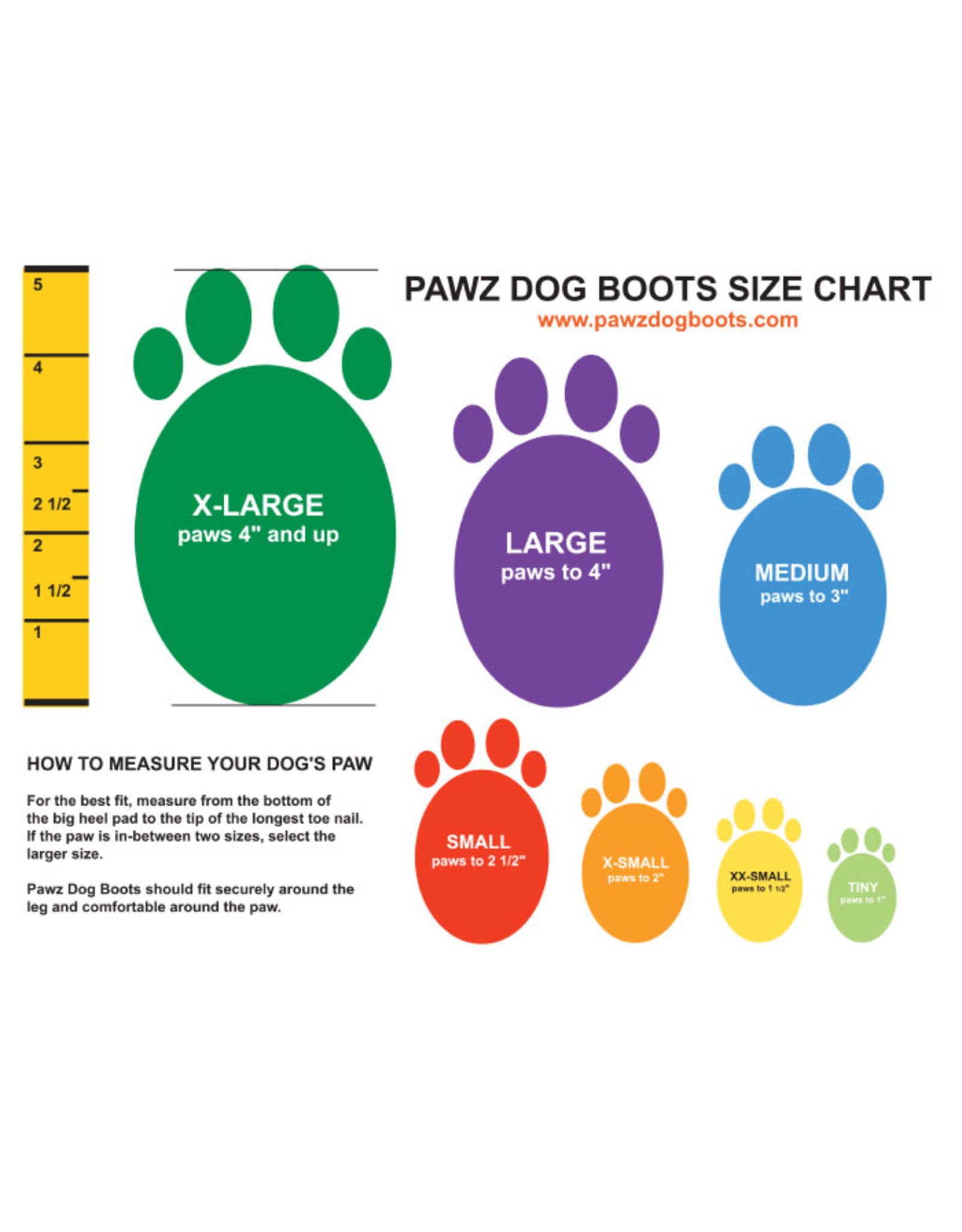 PAWZ PAWZ Boots - XLarge (dark green)