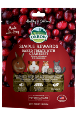 OXBOW Oxbow SimpleRewards Baked Treats Cranberry 2oz