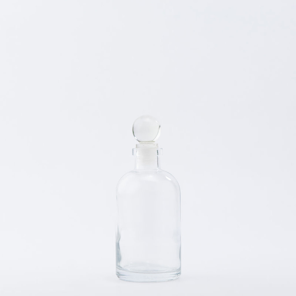 • Apothecary Bottle / Glass Top, 8 oz | Sustainable Packaging