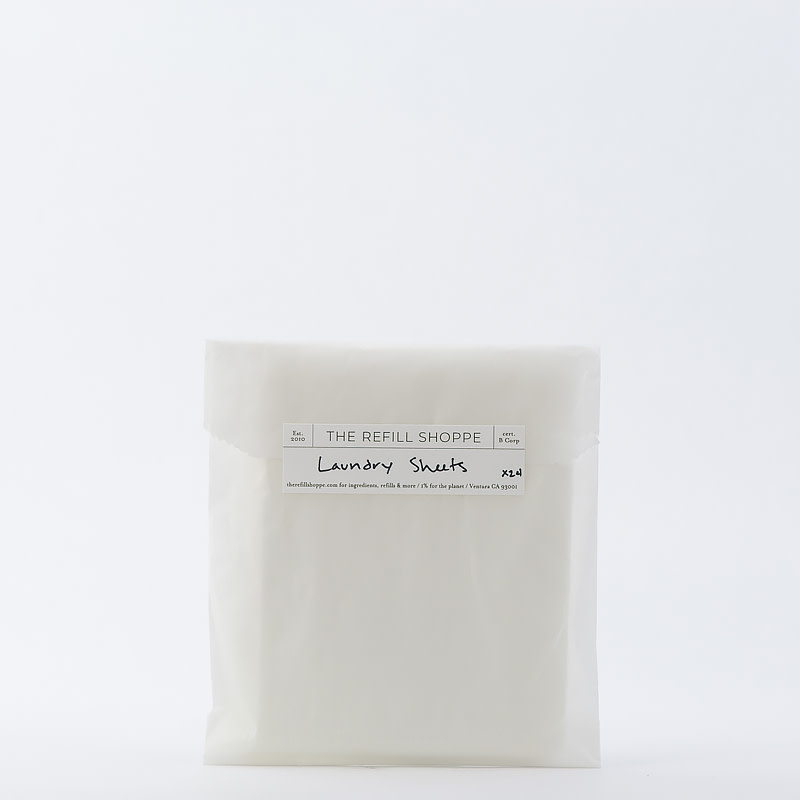 Laundry Sheets EcoFriendly Laundry Sheets The Refill Shoppe