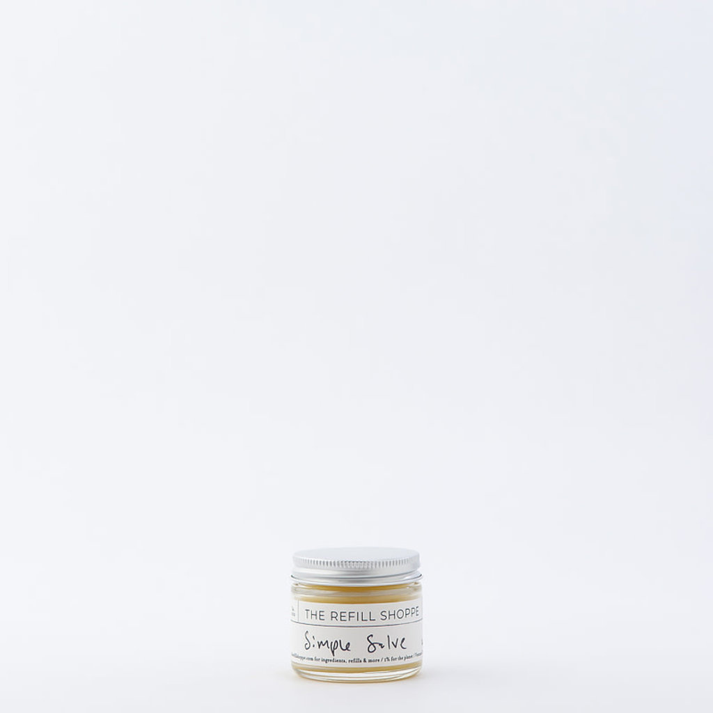 Small jar of simple salve