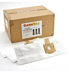 CleanMax Zoom HEPA Bags with Cardboard Collar 100/box