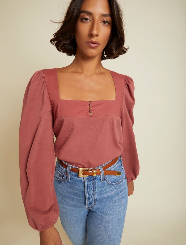 Nation Nation, Pascale Square Neck Top