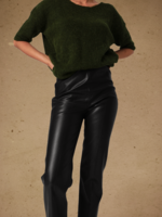 Kaylee Straight Faux Leather Pants – The Old Mill