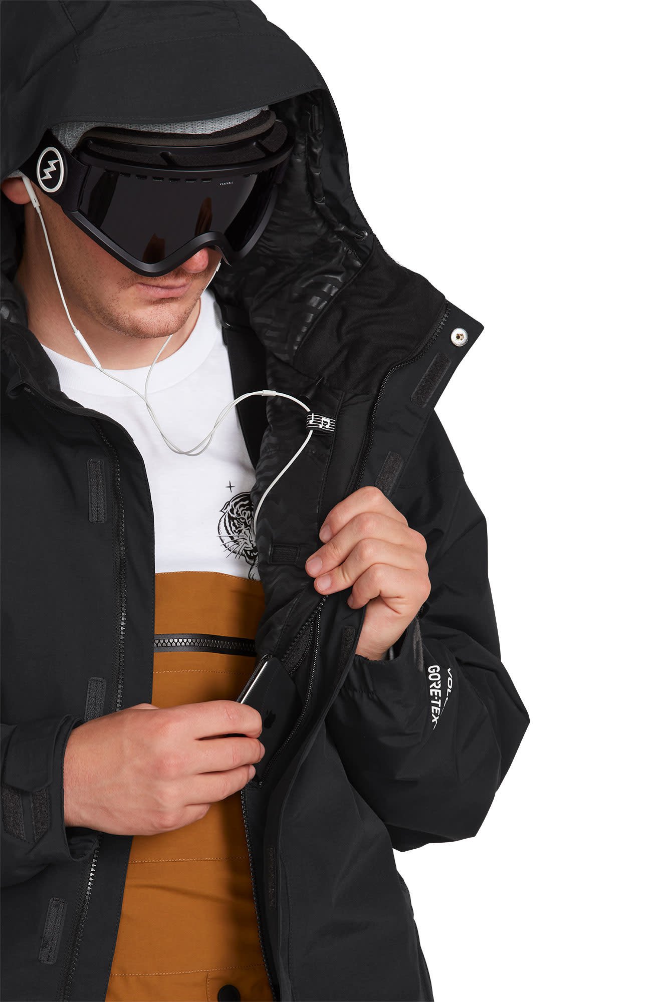 Volcom Men's L Insulated Gore-Tex Jacket | Men's Gore-Tex Jackets