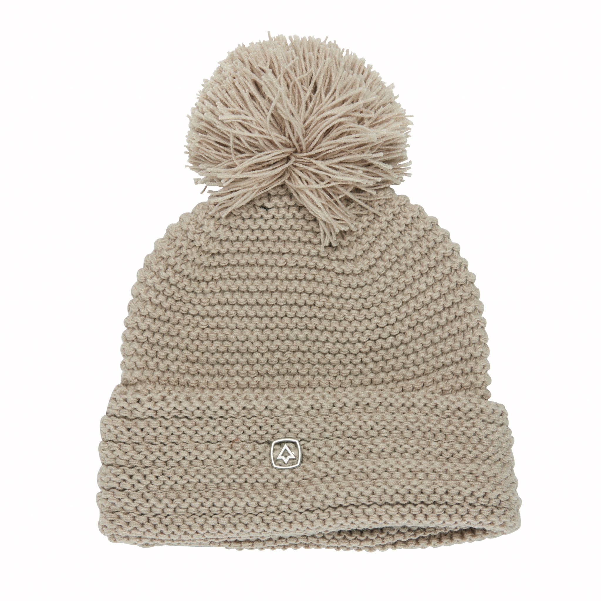 The Pom Beanie - Charcoal Marl