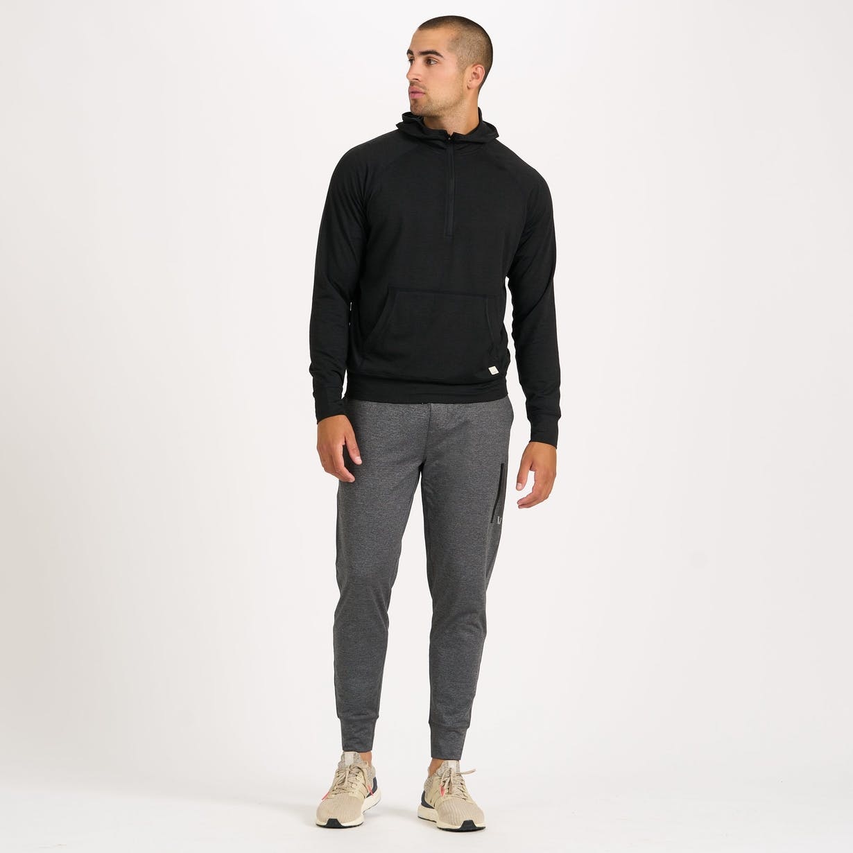 Mens VUORI grey Ponto Sweatshirt