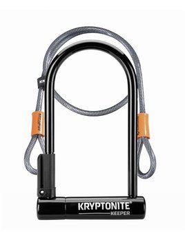 Kryptonite Kryptonite Keeper 12 Standard U-Lock with 4' Flex Cable