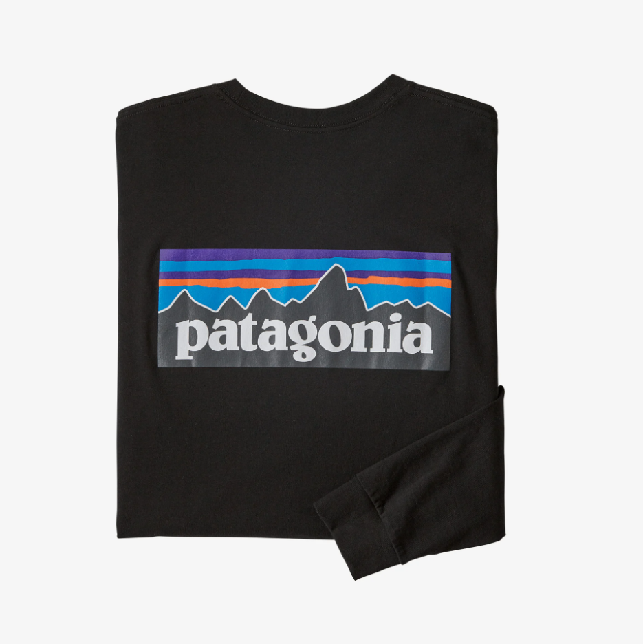 Patagonia Patagonia Men's Long Sleeve P-6 Logo Resonsibili-Tee