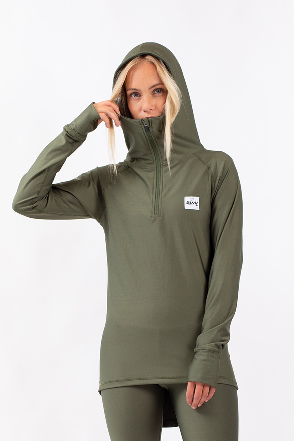 Eivy Women's Icecold Zip Hood Top | Baselayers | Outtabounds.ca ...