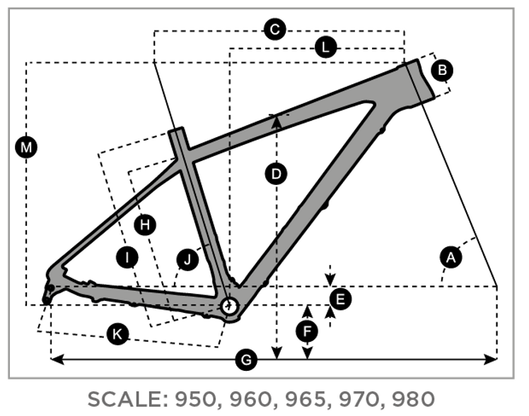 scott scale 960 frame