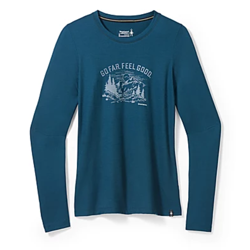 SMARTWOOL Smartwool Women's Wilderness Summit L/S Graphic Tee