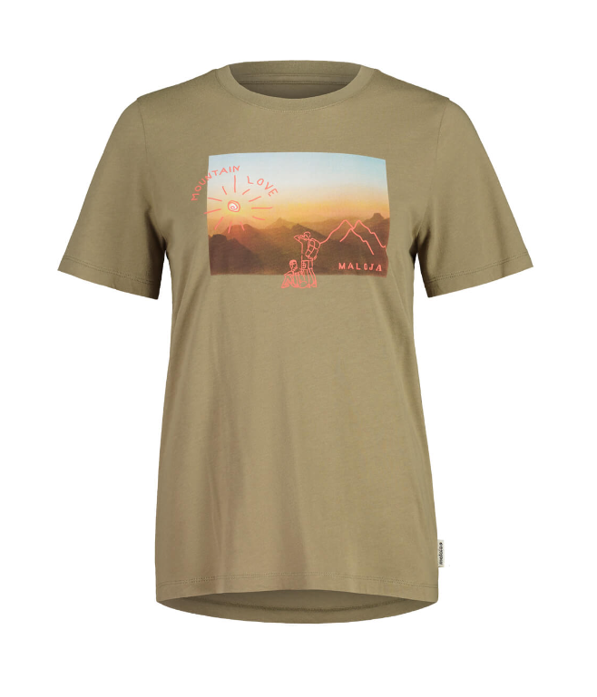 Maloja Maloja Women's CasignanoM Wood Cotton Tee (23/24)
