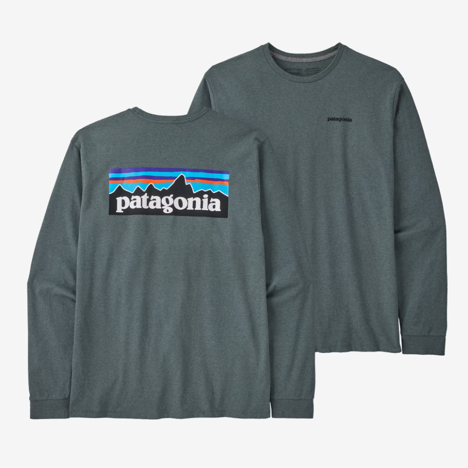 Patagonia Patagonia Men's L/S P-6 Logo Resonsibili-Tee