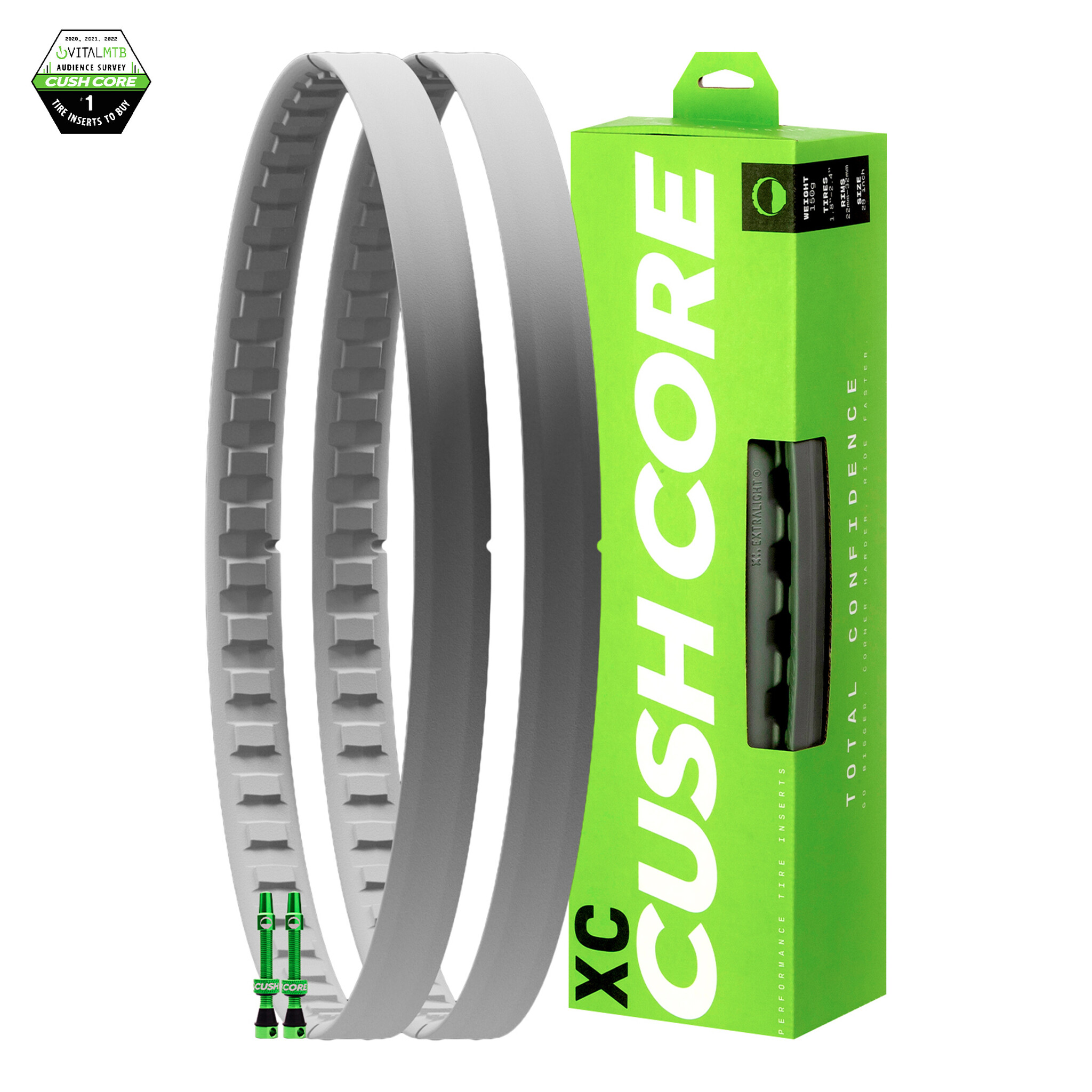 CushCore Cushcore Tubeless Tire Insert Set XC 29