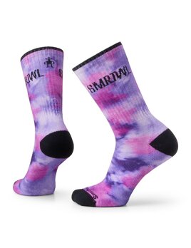 SMARTWOOL Smartwool  Athletic Far Out Tie Dye Print Crew Socks